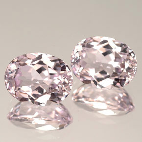 Kunzite naturale rosa da  ct, taglio ovale, VVS