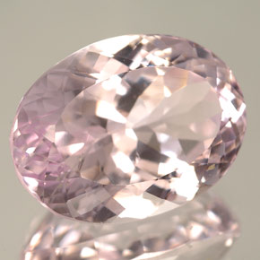 Kunzite naturale rosa da 14,09 ct, taglio ovale, IF