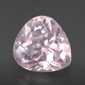 Kunzite naturale rosa da 9,71 ct, taglio a pera, VVS-VS