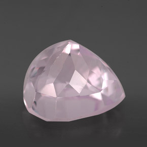 Kunzite naturale rosa da 9,71 ct, taglio a pera, VVS-VS