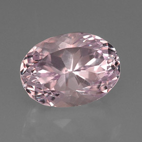 Kunzite Rosa naturale da 10.83 ct, Taglio ovale, VVS