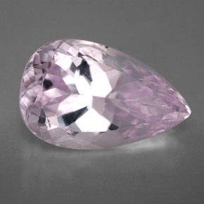 Kunzite naturale rosa da 11,22 ct, taglio a pera, VVS