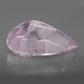 Kunzite naturale rosa da 11,22 ct, taglio a pera, VVS