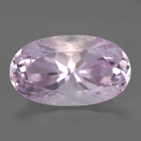 Kunzite naturale rosa da 11,37 ct, taglio ovale, SI