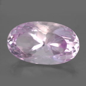 Kunzite naturale rosa da 11,37 ct, taglio ovale, SI