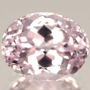 Kunzite naturale rosa da 3,60 ct, taglio ovale, IF