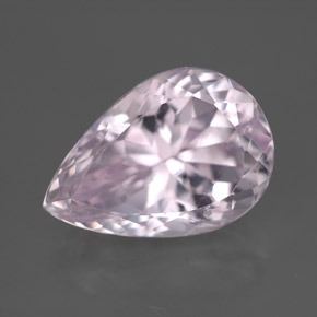 Kunzite naturale rosa da 8,16 ct, taglio a pera, VVS-VS