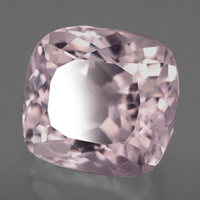 Kunzite naturale rosa da 9,45 ct, taglio a cuscino, VS