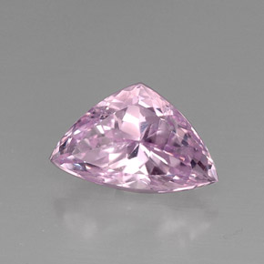 Kunzite naturale rosa da 12,03 ct, trillion, VVS-VS