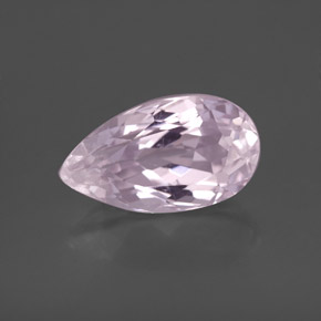 Kunzite naturale rosa da 3,55 ct, taglio a pera, VS