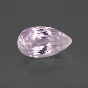 Kunzite naturale rosa da 3,55 ct, taglio a pera, VS