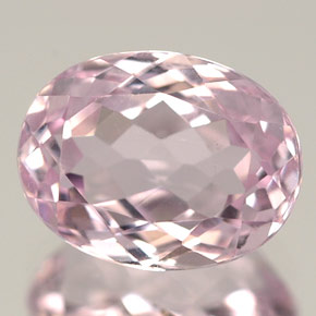 Kunzite naturale rosa da 2,34 ct, taglio ovale, VS