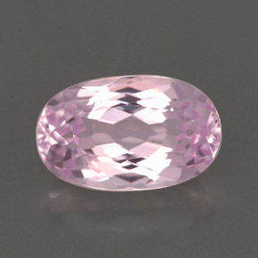Kunzite naturale rosa da 3,43 ct, taglio ovale, VVS