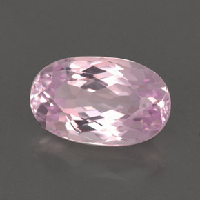 Kunzite naturale rosa da 3,43 ct, taglio ovale, VVS