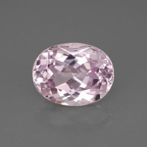 Kunzite naturale rosa da 3,10 ct, taglio ovale, VS