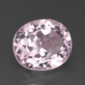 Kunzite naturale rosa da 3,77 ct, taglio ovale, VVS-VS