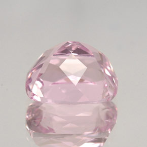 Kunzite naturale rosa da 4,31 ct, taglio a cuscino, VVS-VS
