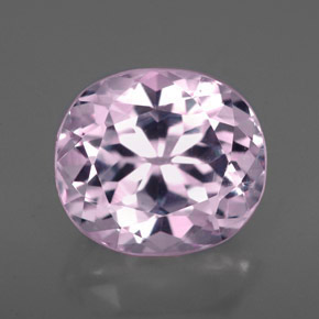 Kunzite naturale rosa da 5,36 ct, taglio ovale, VVS