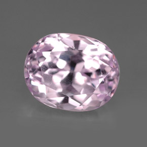 Kunzite naturale rosa da 5,68 ct, taglio ovale, VVS