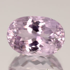 Kunzite naturale rosa da 6,62 ct, taglio ovale, VVS