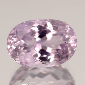 Kunzite naturale rosa da 6,62 ct, taglio ovale, VVS