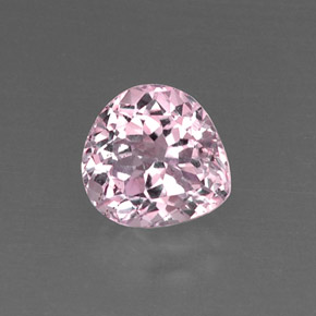Kunzite naturale rosa da 5,07 ct, taglio a pera, VS-SI
