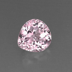 Kunzite naturale rosa da 5,07 ct, taglio a pera, VS-SI