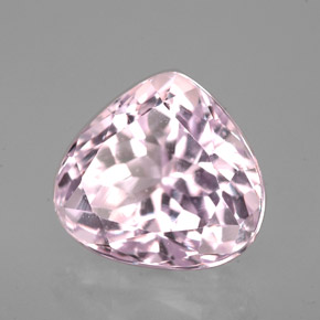 Kunzite naturale rosa da 6,06 ct, taglio a pera, VVS-VS
