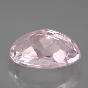 Kunzite Rosa naturale da 5.35 ct, Forma a pera, VVS
