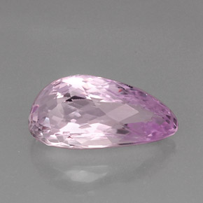 Kunzite naturale rosa da 15,46 ct, taglio a pera, VVS-VS