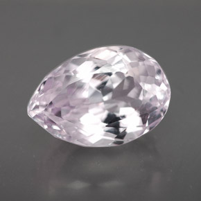 Kunzite naturale rosa da 4,94 ct, taglio a pera, VS