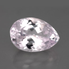 Kunzite naturale rosa da 4,94 ct, taglio a pera, VS