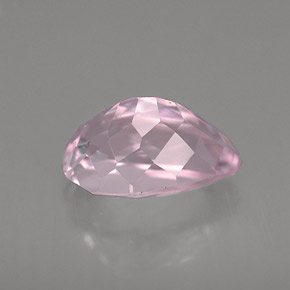 Kunzite naturale rosa da 3,54 ct, taglio a pera, VS