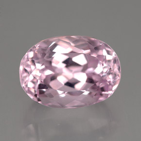 Kunzite naturale rosa da 7,17 ct, taglio ovale, VVS