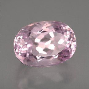 Kunzite naturale rosa da 7,17 ct, taglio ovale, VVS