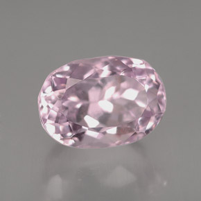 Kunzite naturale rosa da 5,63 ct, taglio ovale, VVS-VS