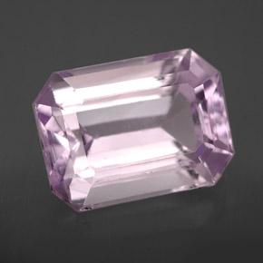 Kunzite Rosa naturale da 9.91 ct, Taglio smeraldo, VVS-VS