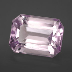 Kunzite Rosa naturale da 9.91 ct, Taglio smeraldo, VVS-VS
