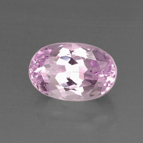 Kunzite naturale rosa da 6,94 ct, taglio ovale, VVS-VS