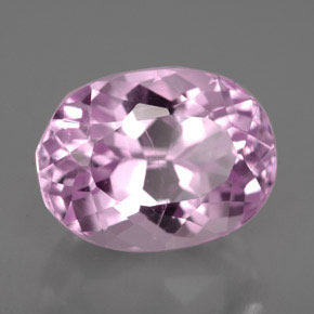 Kunzite Rosa naturale da 6.06 ct, Taglio ovale, VS