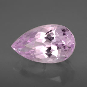 Kunzite naturale rosa da 5,35 ct, taglio a pera, VVS-VS