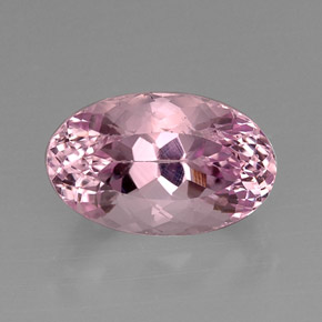 Kunzite naturale rosa da 13,47 ct, taglio ovale, VVS-VS