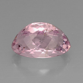 Kunzite naturale rosa da 13,47 ct, taglio ovale, VVS-VS