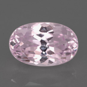 Kunzite naturale rosa da 5,91 ct, taglio ovale, VVS