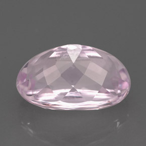 Kunzite naturale rosa da 5,91 ct, taglio ovale, VVS