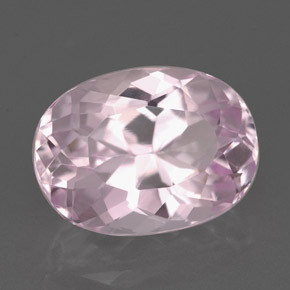 Kunzite naturale rosa da 5,90 ct, taglio ovale, VVS