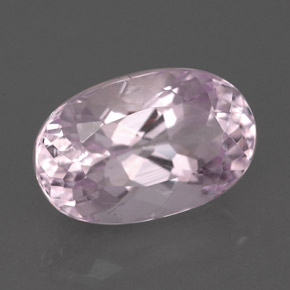Kunzite naturale rosa da 5,06 ct, taglio ovale, VVS