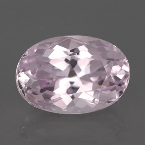Kunzite naturale rosa da 5,35 ct, taglio ovale, VVS