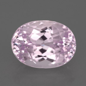 Kunzite naturale rosa da 5,77 ct, taglio ovale, VVS-VS