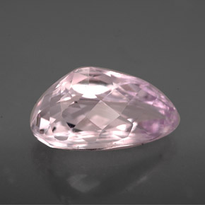 Kunzite Rosa naturale da 5.54 ct, Forma a pera, VVS-VS